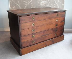 Antique Architect Plan Chest